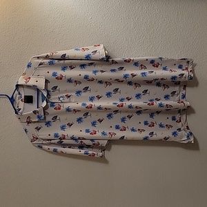 Tropical Bros Polo Shirt - White - XL